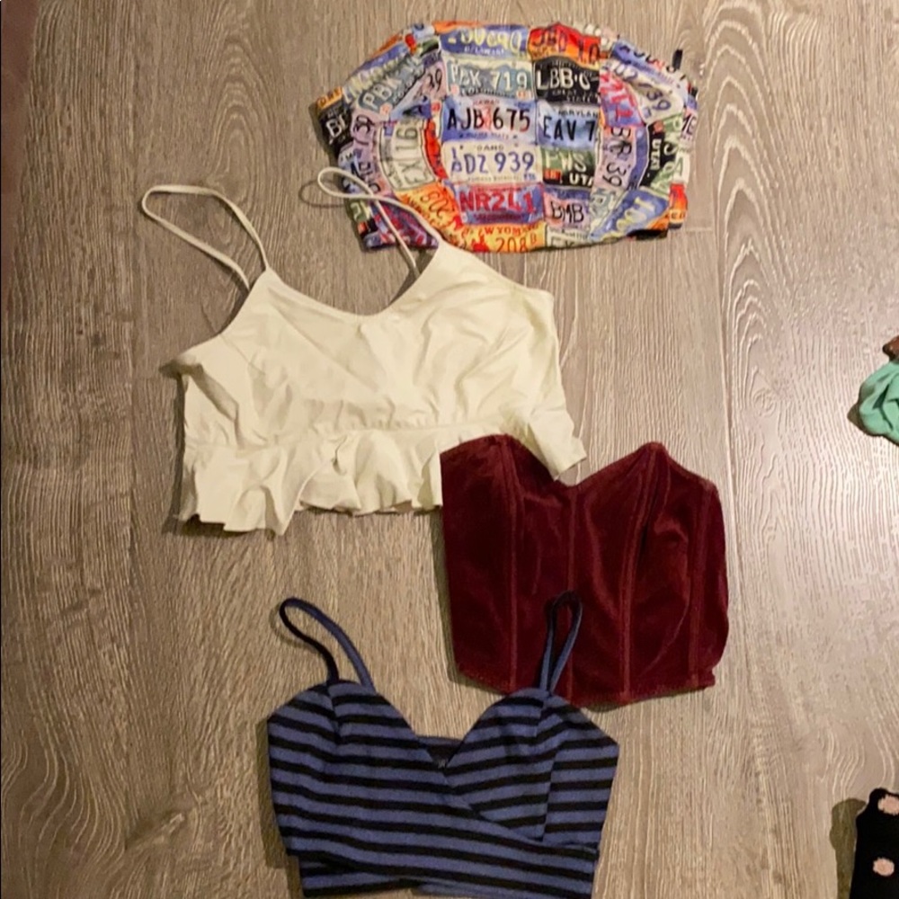 Corset crop tops